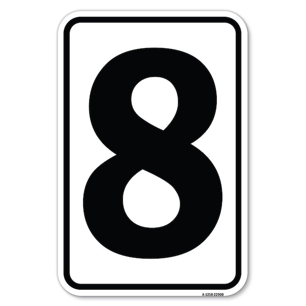 Safety Sign, 12 in Height, Aluminum, 18 in Length, 22900